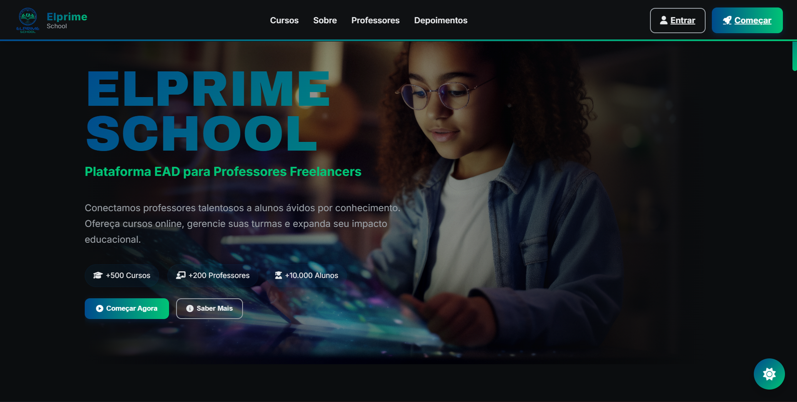 Elprime School - Plataforma EAD para Professores Freelancers